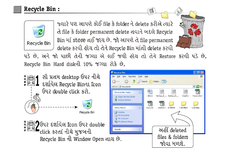 Recycle Bin(Explanation- In Gujarati)